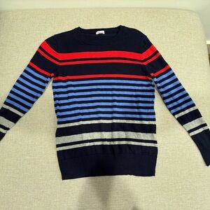 Crewcuts Red and Blue Striped Sweater